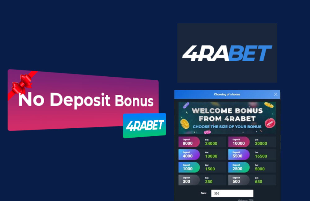 4rabet no deposit bonus